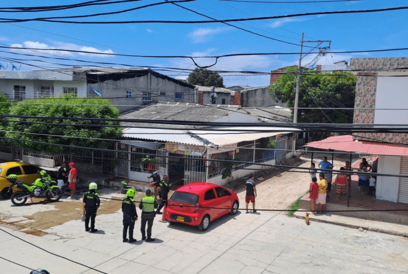 Lugar donde se registraron los hechos